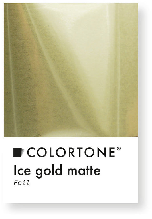Colortone Ice Gold Mattfolie