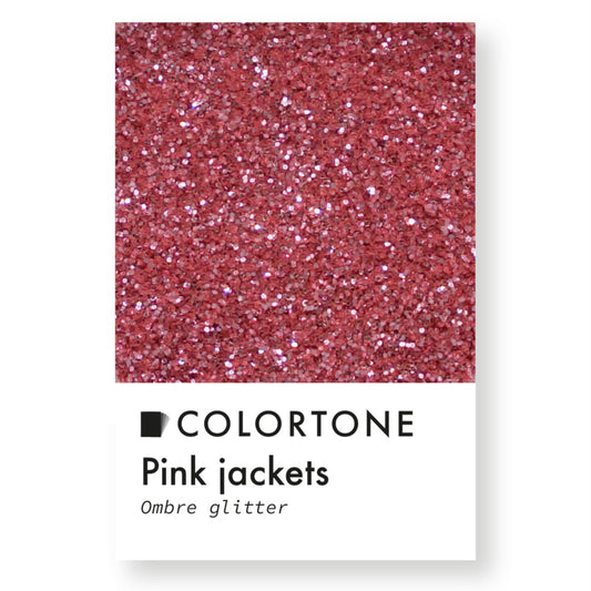 Colortone Ombre Glitzer Rosa Jacken