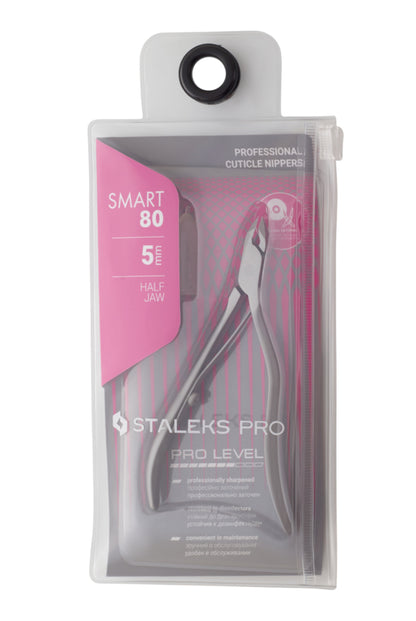 Staleks Professionelle Nagelhautzange Smart 80 5 mm Halbschneide (NS-80-5)