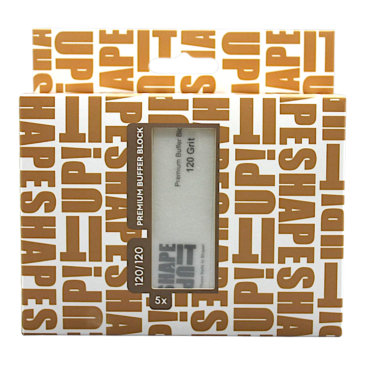 Shape It Up Premium Buffer Block Feile 120/120 (5 Stück)