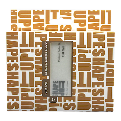 Shape It Up Premium Buffer Block Feile 120/120 (5 Stück)